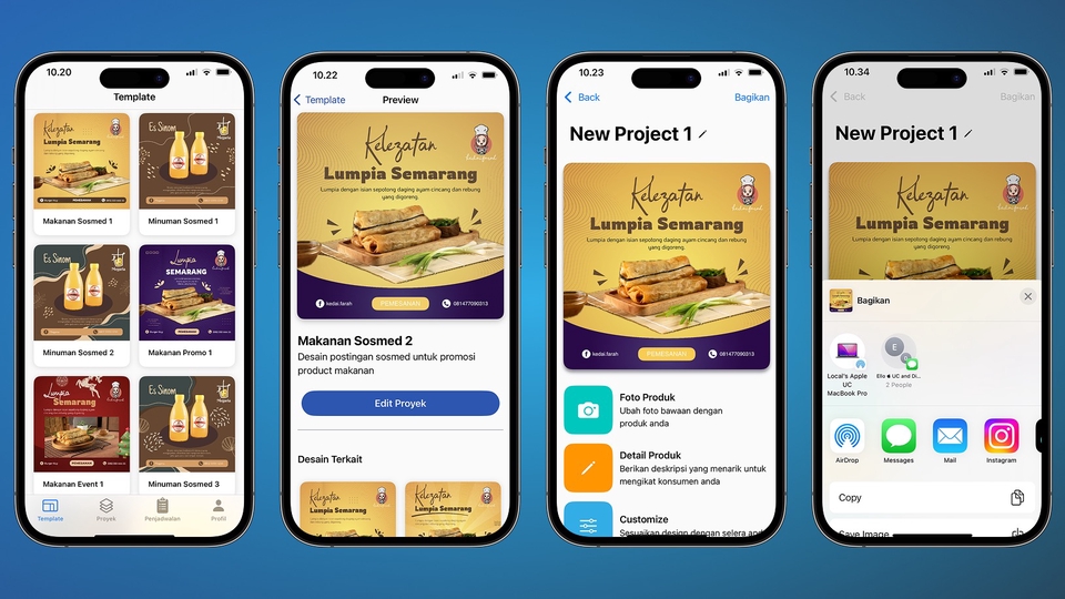 aplikasi design untuk membantu UMKM dalam branding, dibuat dengan SwiftUI, Swift Data, Swift