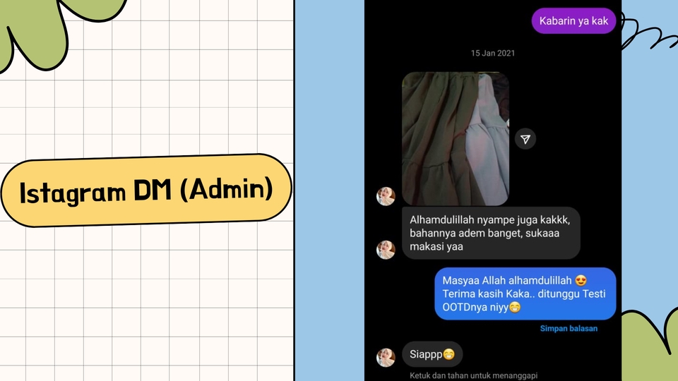 Admin Web & Page - CUSTOMER SERVICE DAN ADMIN FREELANCE (MARKETPLACE/SOSIAL MEDIA) (Pagi/Malam/Weekend) - 7