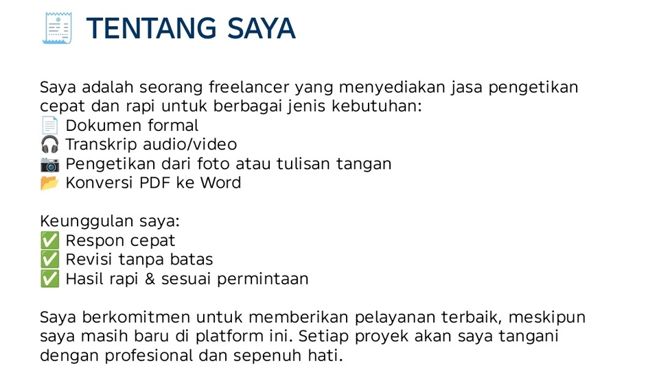 Pengetikan Umum - Jasa Pengetikan andal, Cepat, dan Berkualitas - 2