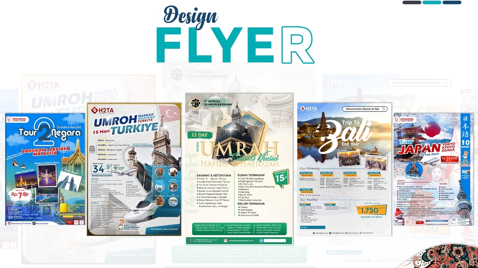 Desain Flyer simple, modern dan elegant