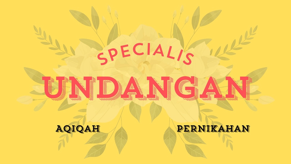 Jasa Web Design / Desain Website Profesional - Pembuatan Spesialis Undangan