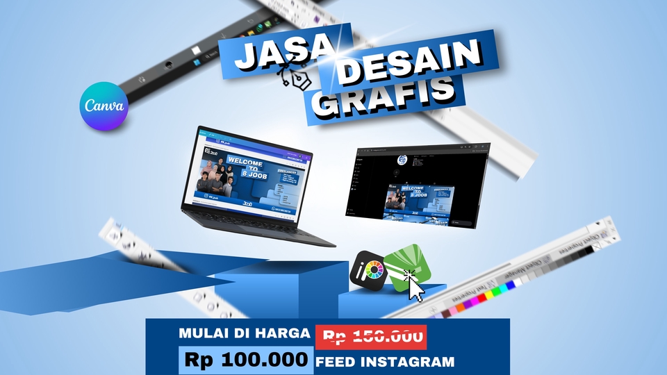 Jasa Lainnya di Desain Grafik - DESAIN FEED INSTAGRAM PROFESIONAL