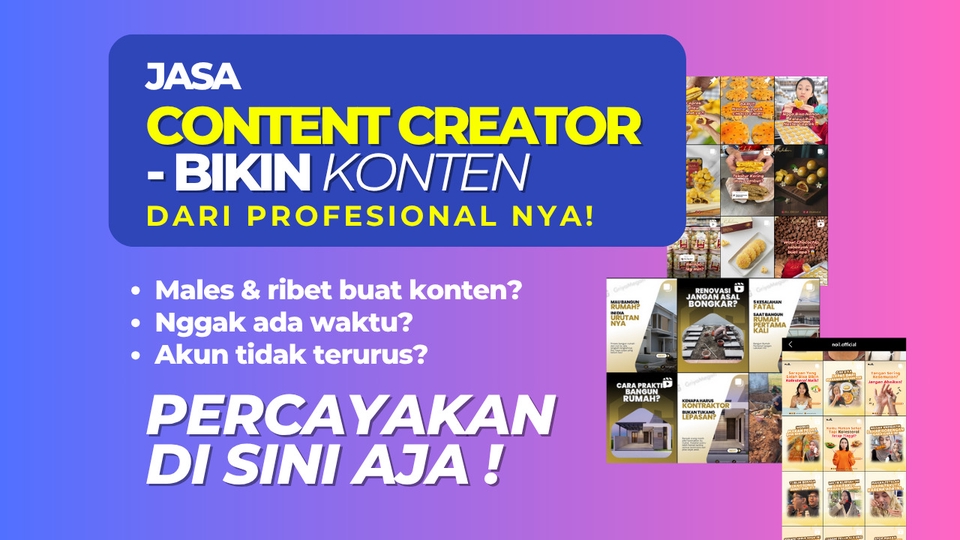 jasa bikin konten, jasa buat konten, jasa konten video, jasa konten reel, jasa konten story