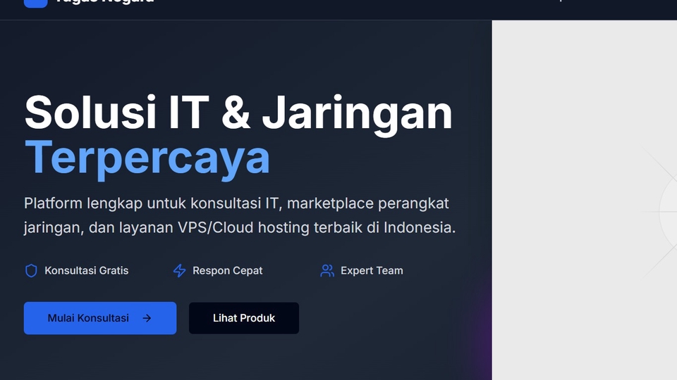 Jasa Lainnya di Web dan Pemrograman - WEB JASA KONSULTASI IT DAN JARINGAN SERTA MARKETPLACE