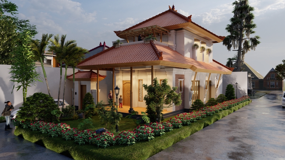 3D Rendering - DESAIN ATAU KONSEP RUMAH TINGGAL - 5