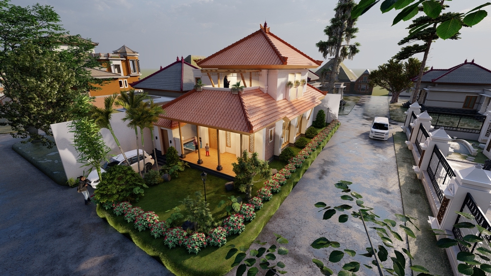 3D Rendering - DESAIN ATAU KONSEP RUMAH TINGGAL - 4