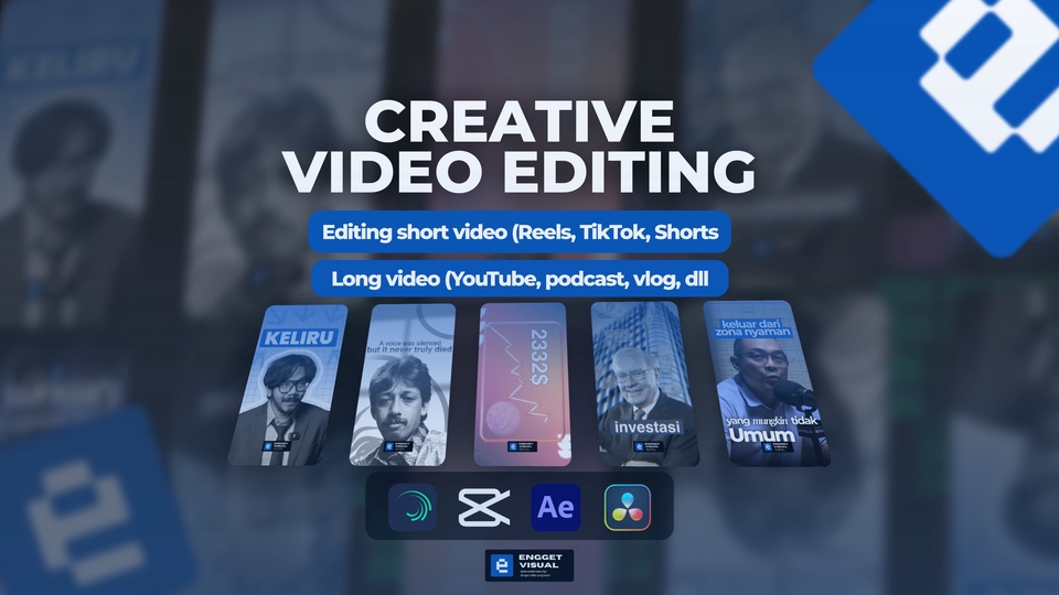 Jasa Editing Video Online Berkualitas & Profesional - Jasa Edit Video Reels, TikTok, YouTube Shorts Estetik & Profesional