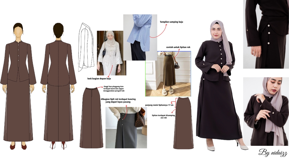 Desain Kaos & Motif - fashion design - 2