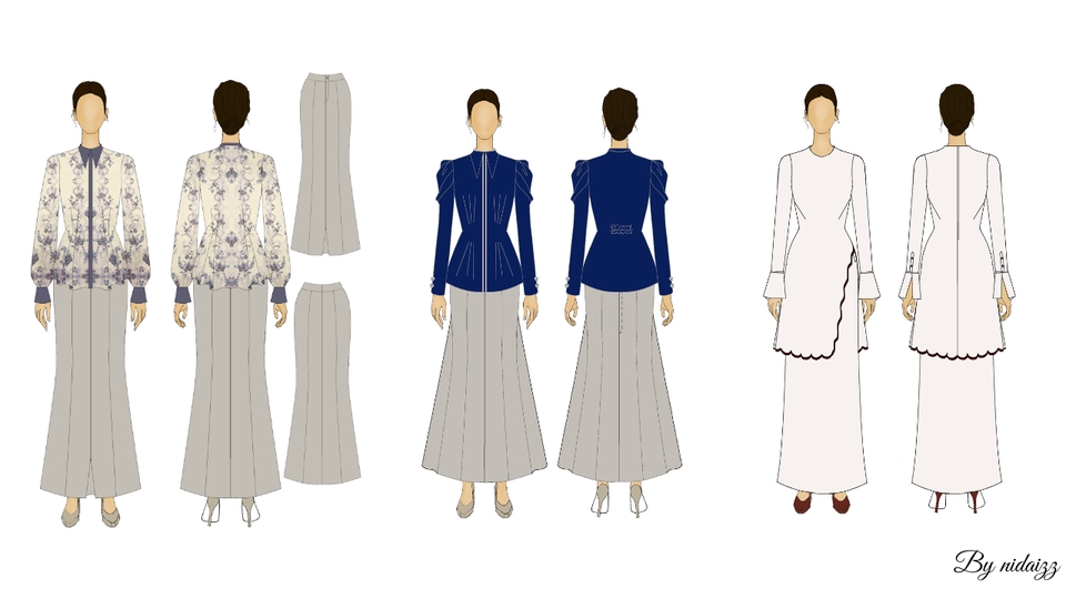 Desain Kaos & Motif - fashion design - 3