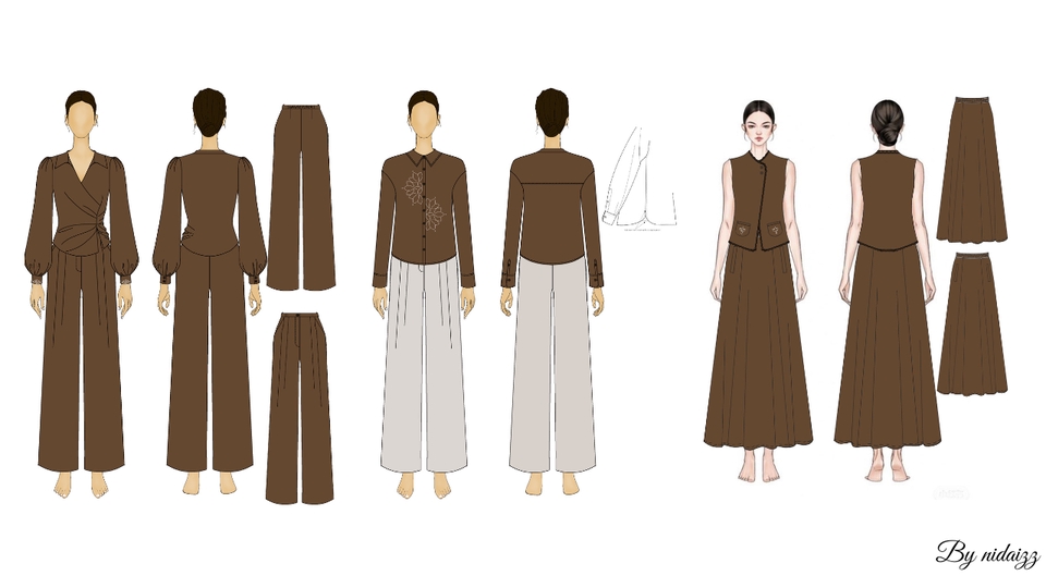 Desain Kaos & Motif - fashion design - 4