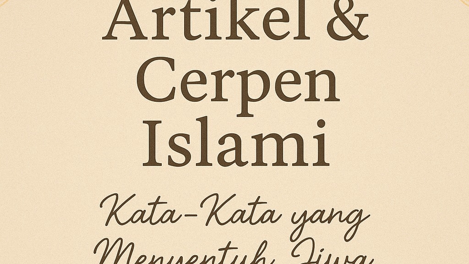 Jasa MC atau Master of Ceremony Acara Kantor, Ulang Tahun maupun Pernikahan - Penulisan Artikel & Cerpen Islami | Inspiratif, Cinta, atau Motivasi Jiwa