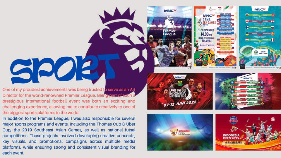 poster program sport nasional & internasional