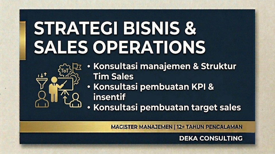 konsultasi
strategi bisnis UMKM
pembuatan KPI
pembuatan skema insentif
setting target