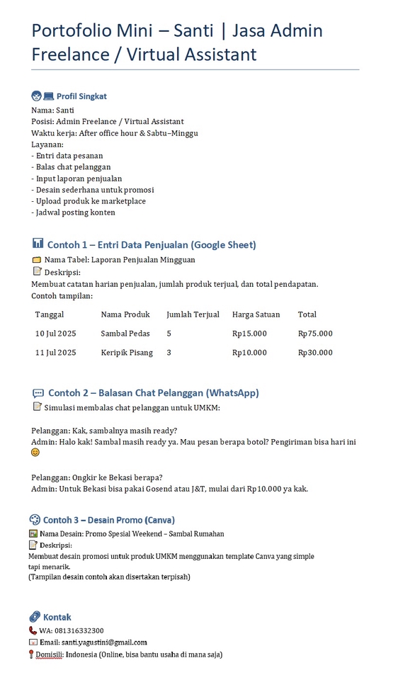 Entri Data - DATA ENTRY MS. WORD DAN MA. EXCEL (TUGAS, JURNAL, PEKERJAAN, DSB - 3
