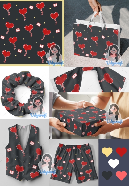 Gambar dan Ilustrasi - Custom Simple Pattern Illustration (Soft & Cute Pattern) - 4