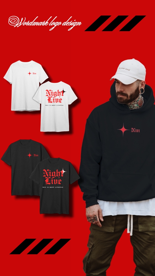 Salah satu contoh logo design Wordmark dengan font Typography/Retro.
