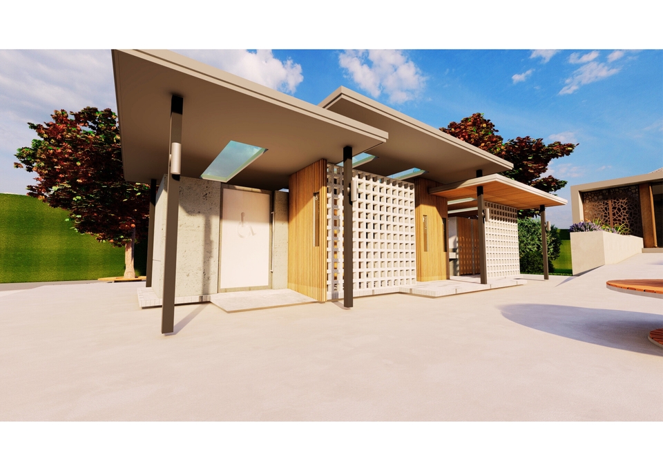 3D Rendering - RENDER 3D BANGUNAN - 2