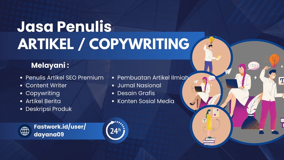 Jasa Penulisan Skripsi, Thesis, dan Proposal - Jasa Penulisan Artikel SEO & Copywriting Profesional