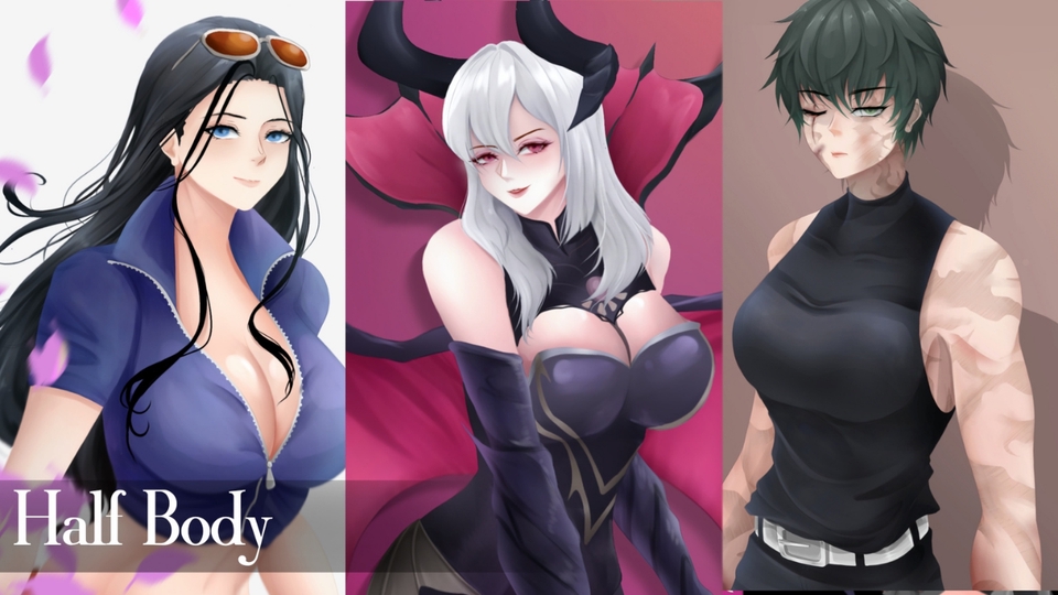 Desain Karakter - Ilustrasi Karakter Custom (Gaya Kartun, Anime, Chibi, Semi-Realis) - 10