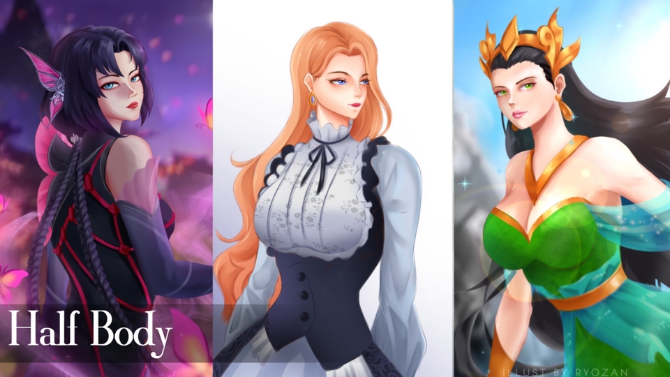 Desain Karakter - Ilustrasi Karakter Custom (Gaya Kartun, Anime, Chibi, Semi-Realis) - 9