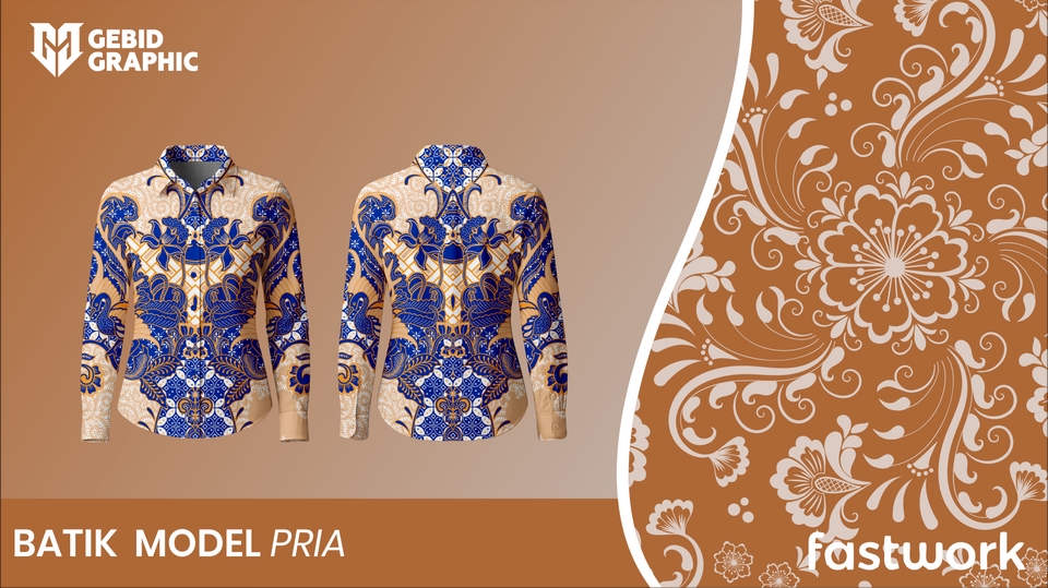 Desain Kaos & Motif - DESAIN BATIK CUSTOM - 4
