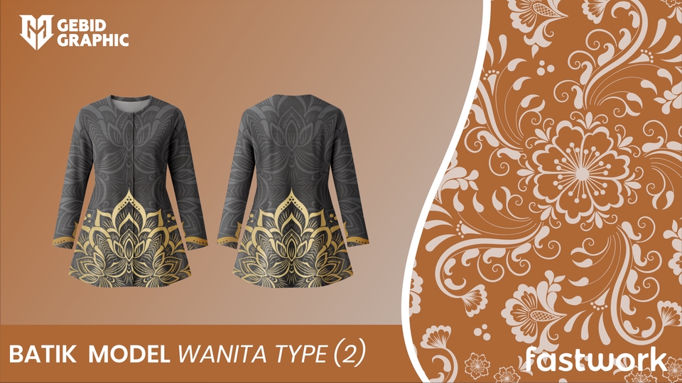 Desain Kaos & Motif - DESAIN BATIK CUSTOM - 3