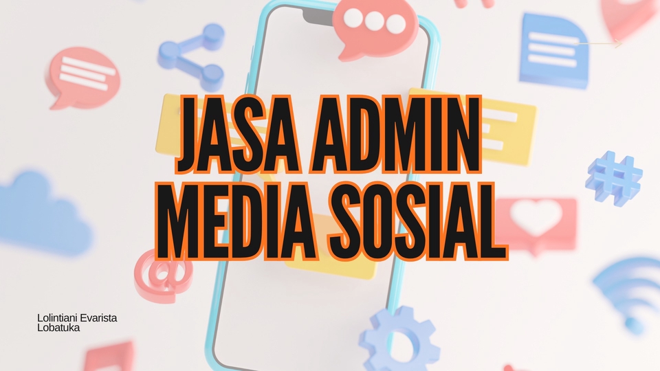 Jasa Admin Website, Media Sosial & Toko Online - Admin media sosial 