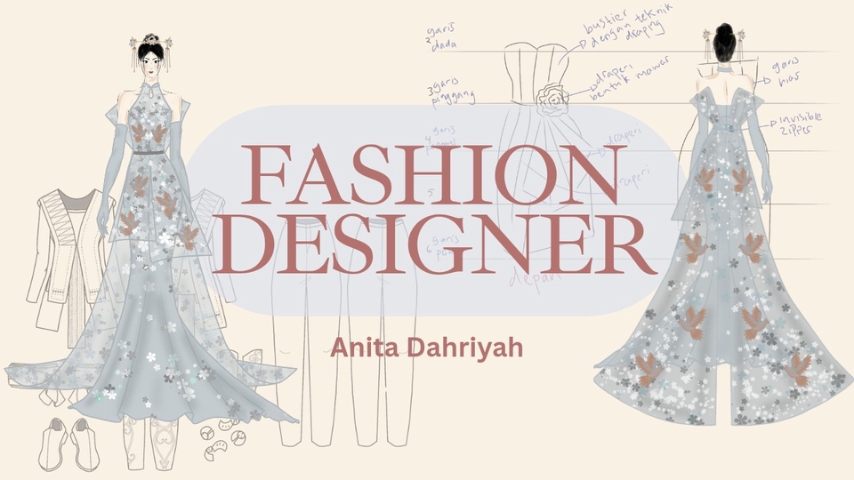 Jasa Lainnya di Desain Grafik - Fashion Designer, Fashion Ilustrator
