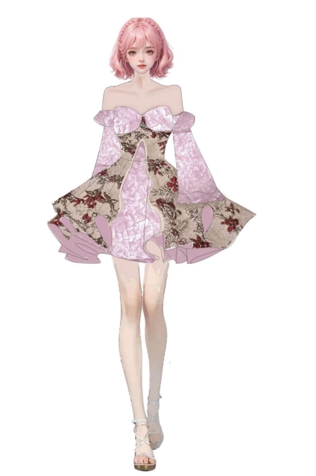 Desain Kaos & Motif - Technical Drawing Fashion Product - 4