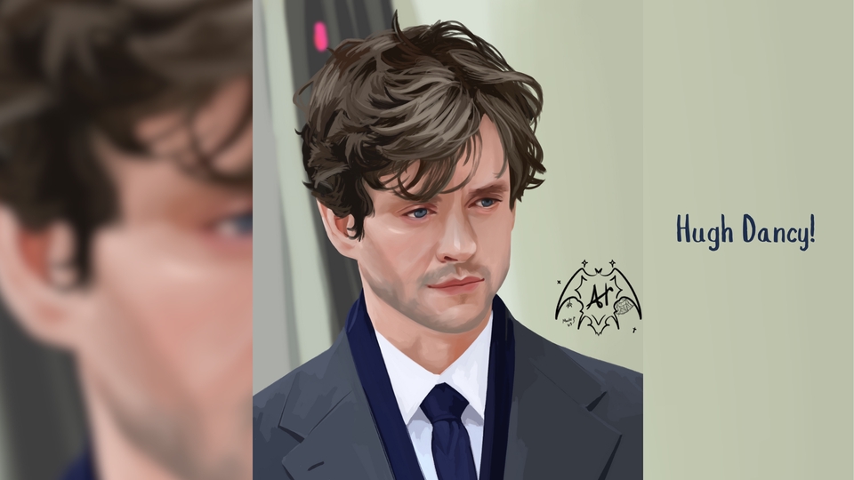 Gambar Potret - Digital Painting/Lukisan Portrait Illustration Realistik/Realism Art - 5