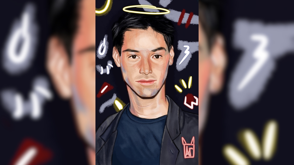 Gambar Potret - Digital Painting/Lukisan Portrait Illustration Realistik/Realism Art - 2