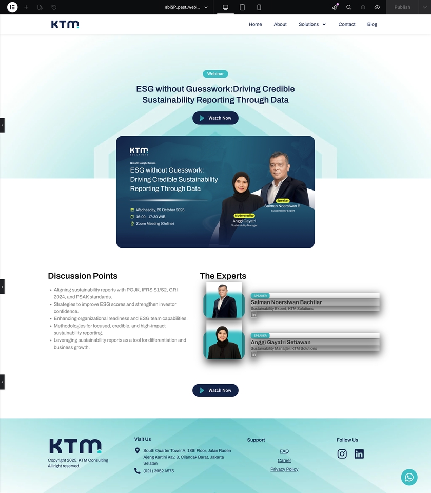 WordPress Development
Tech enabled Human Resource Management
& Learning Consultant
ktmsolutions.id