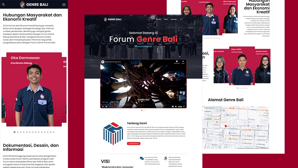 Website company profile, organisasi, blog, portal berita, free domain & hosting