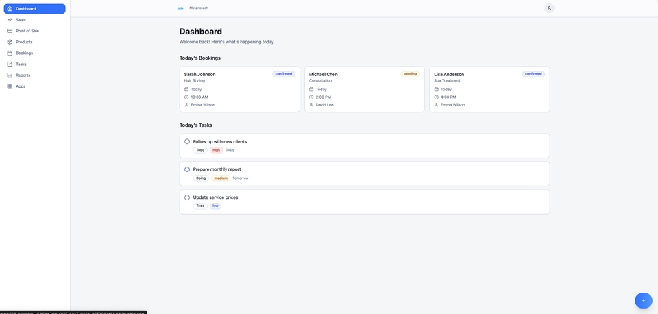 Metanotech ERP: Aplikasi untuk manajemen sumber daya perusahaan secara terpadu.