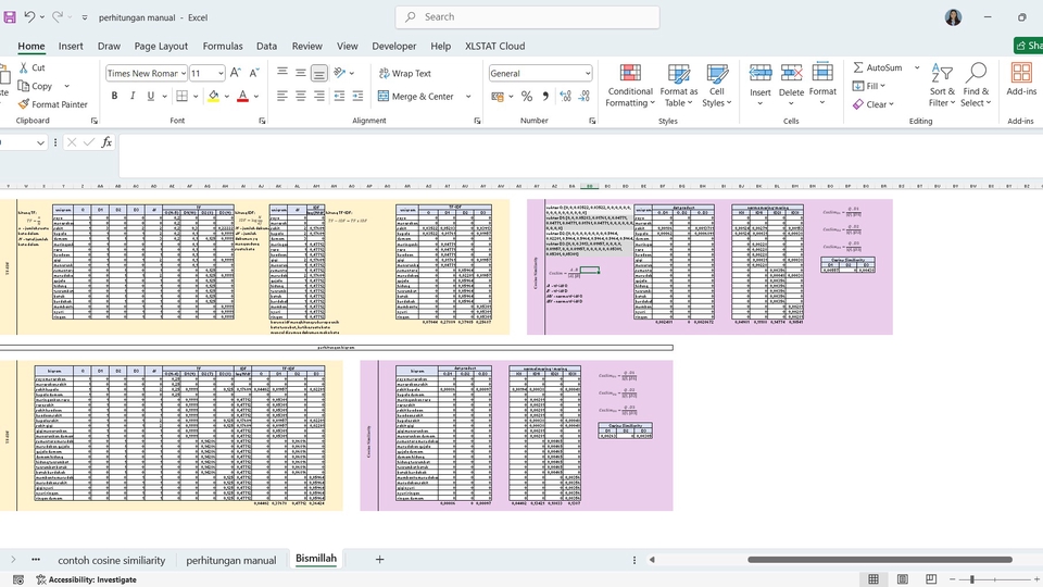 Jasa Konsultan Machine Learning Terbaik - Jasa perhitungan manual excel (machine learning)