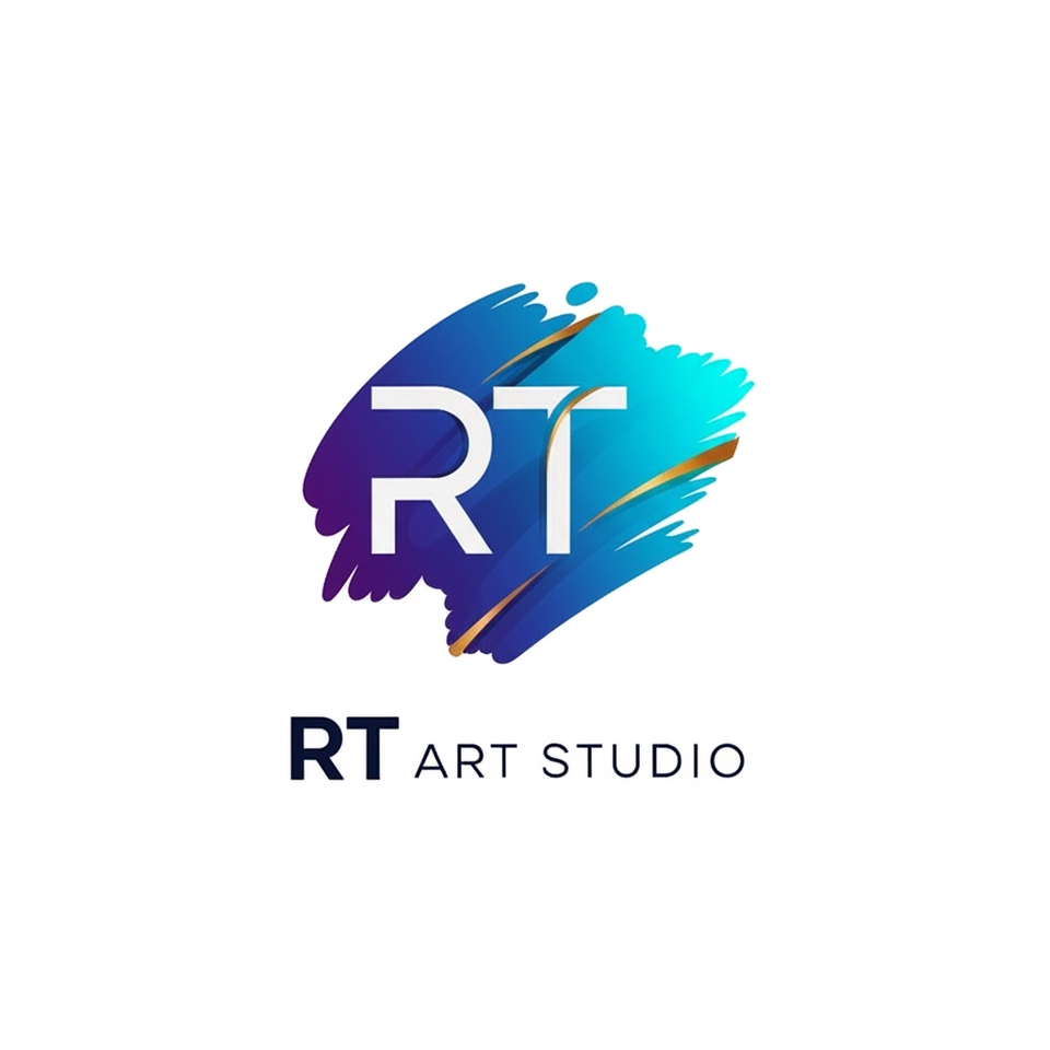 Contoh logo seperti RT Art Studio