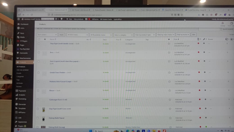 Katalog produk WooCommerce