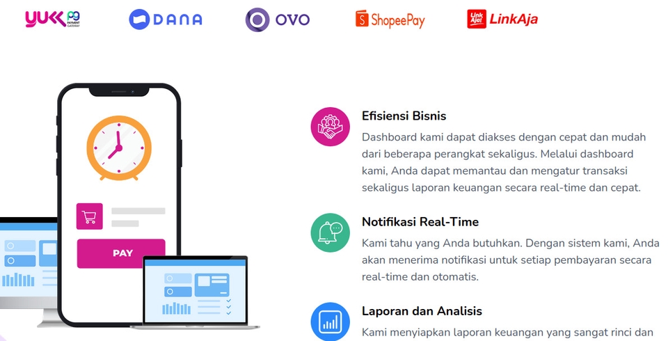 Payment Gateway - Multiple Payment, QRIS & Wallet - 3