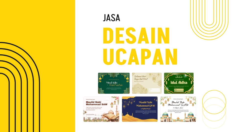 Jasa Buat Kartu Ucapan dan Video Ucapan - JASA DESAIN KARTU UCAPAN SELAMAT, HARI BESAR DLL. PALING MURAH!