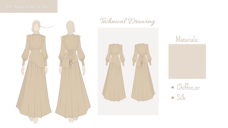 Fashion Illustration | Fashion Ilustrasi | Fashion Designer | Fashion Design | Technical Drawing