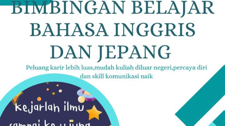 Jasa Les Privat Profesional untuk Semua Tingkat Pendidikan - BIMBINGAN BELAJAR BAHASA INGGRIS DAN JEPANG