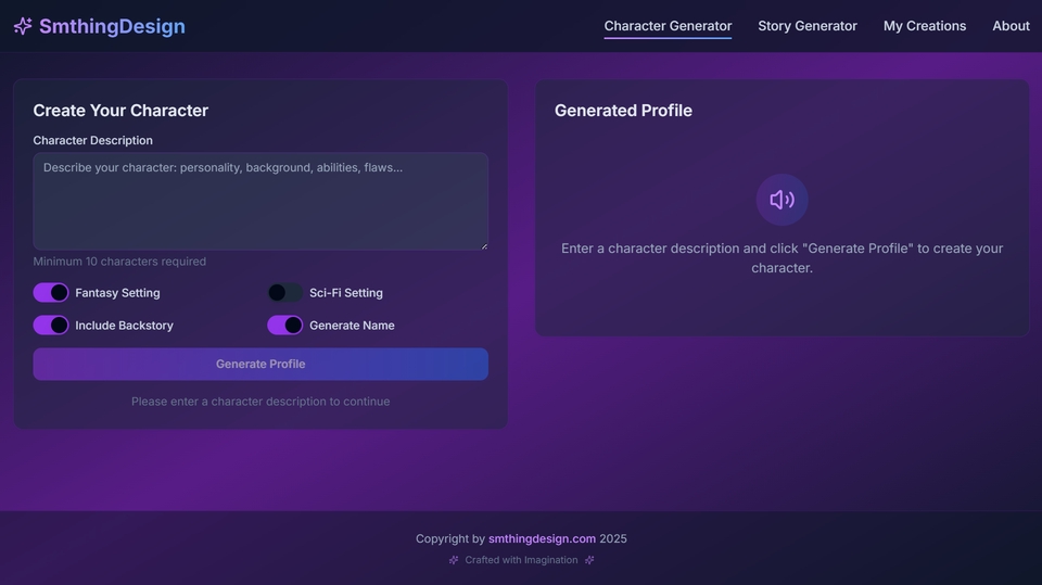 Web Development - Pembuatan Website Story Teller power by AI  - 3