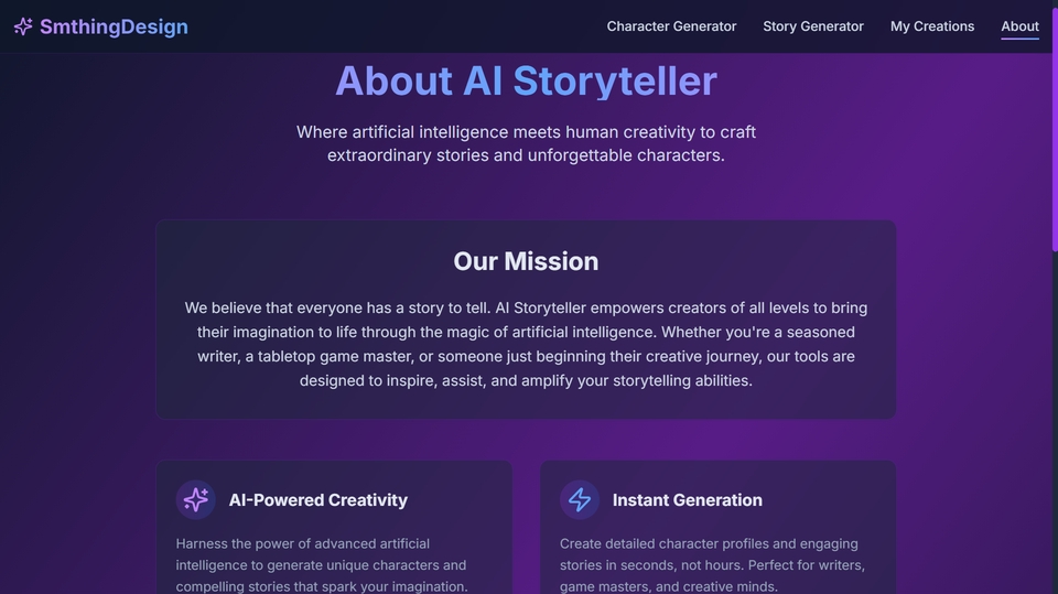 Web Development - Pembuatan Website Story Teller power by AI  - 6