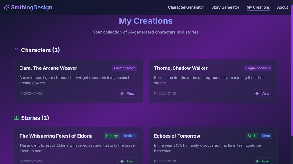 Web Development - Pembuatan Website Story Teller power by AI  - 5