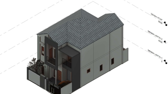 Gambar kerja (DED)/Jasa desain struktur dan arsitektur 2D