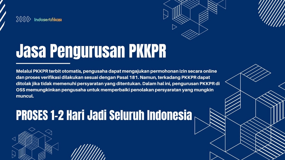 Jasa Perizinan Usaha / Konsultan Perizinan - Jasa Pengurusan PKKPR Proses 1 hari Jadi Pengurusan Seluruh Indonesia