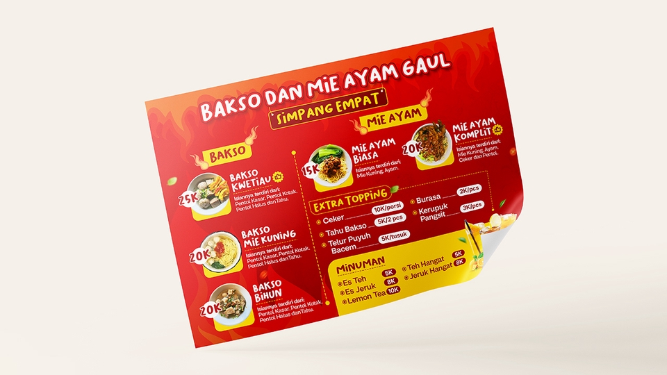 Digital Printing - Desain Menu, e Menu, MURAH DAN CEPAT (1 HARI) - 10