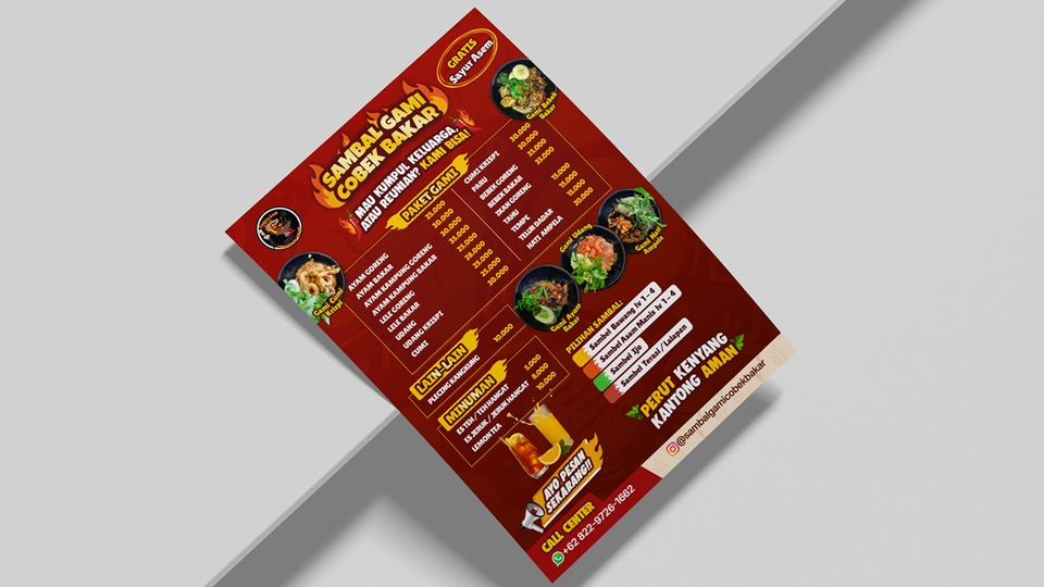 Digital Printing - Desain Menu, e Menu, MURAH DAN CEPAT (1 HARI) - 6