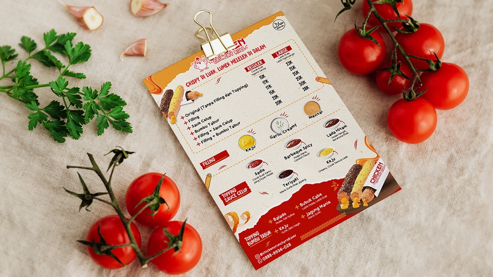 Digital Printing - Desain Menu, e Menu, MURAH DAN CEPAT (1 HARI) - 9