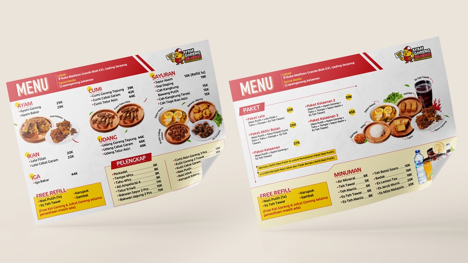 Digital Printing - Desain Menu, e Menu, MURAH DAN CEPAT (1 HARI) - 5